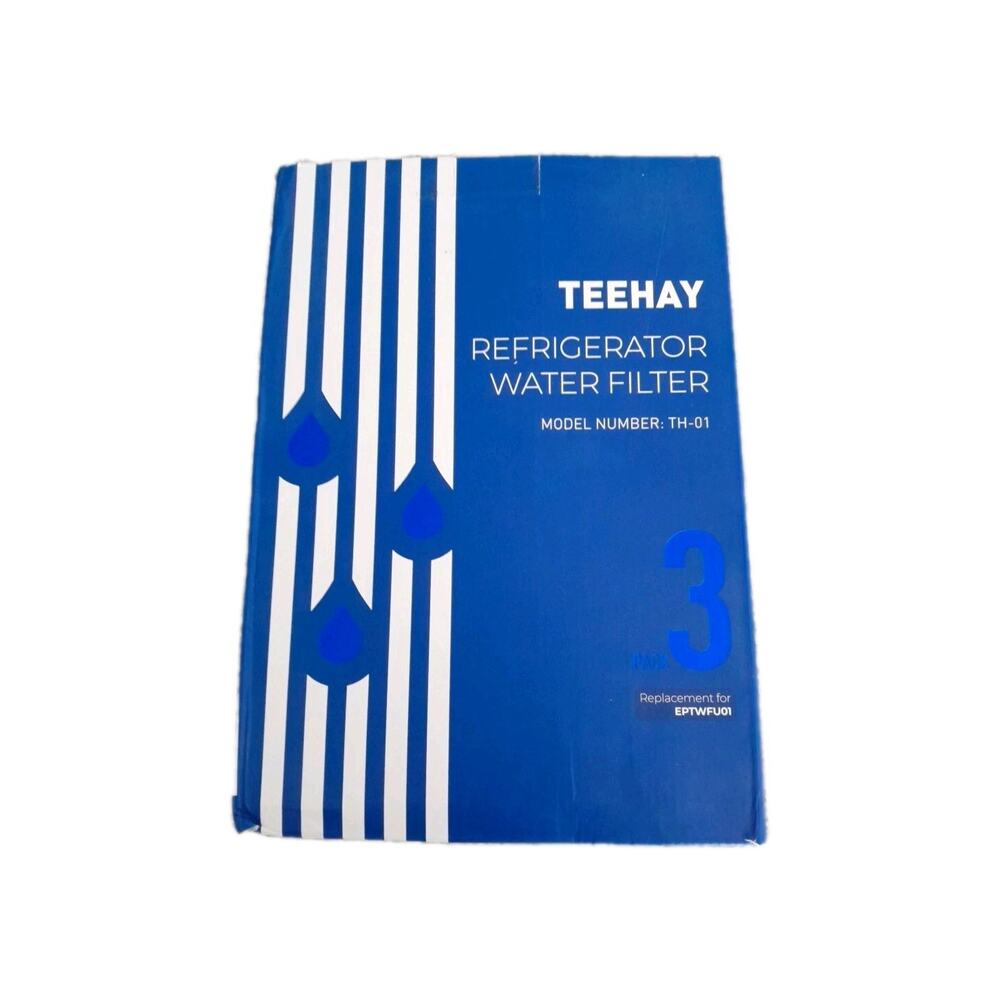 Teehay TH-01 REFRIGERATOR Water Filter, EPTWFU01, Purification 3 Pack